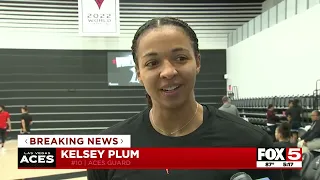 Aces players react to WNBA full-time chartered flights