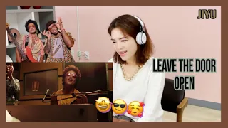 Korean Unnnie REACTS to Bruno Mars, Anderson .Paak, Silk Sonic - Leave the Door Open [O Video]