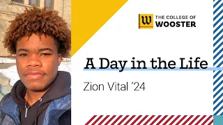Sophomore, Zion, spends his day taking photos, working out at the Scot Center & shopping at Walmart!