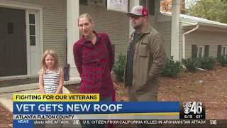 Veteran gets $10,000 roof repair