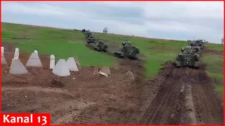 “Marder" combat vehicles supplied by Germany are preparing for counterattack on Ukrainian front