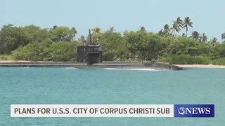 Plans for U.S.S. City of Corpus Christi submarine