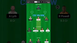 CB VS NW DREAM 11 PREDICTION | cb vs nw dream 11 team #dream11  #abudhabit10league