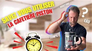 Comment faire un café avec une French Press (bodum , cafetière piston )