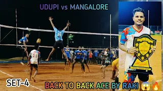 UDUPI vs MANGALORE | FINAL | DASARA DIVISION 2023| SET-4|MONSTER BLOCK😱💥#volleyball#volleyballworld