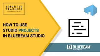 How to use Bluebeam Studio Projects | Studio Projects in Bluebeam Revu 21