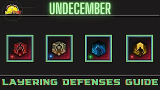 Layering your defenses so you don't die in Undecember - A dummies guide (from a dummy)