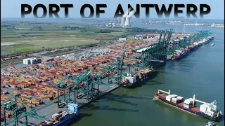 Port of Antwerp | Deurganckdok | Drone | 4K