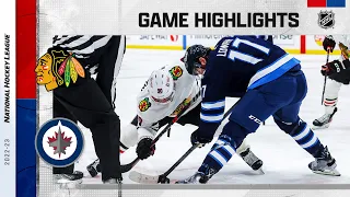 Blackhawks @ Jets 2/11 | NHL Highlights 2023