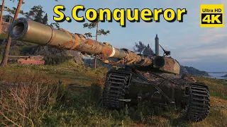 World of Tanks 4 Kills 10,9k damage S.Conqueror | 4K Video | - My battle My rules