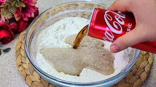 Grandpa taught me! Just add Coca-Cola to the flour! Few people know this secret!