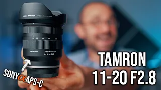 Tamron 11-20 f2.8 📸 Por fin un objetivo gran angular para Sony APS-C