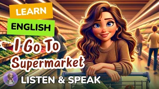 I go to Supermarket | Improve Your English | Listening and Speaking English Practice Level 1