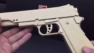 Rubber Band Gun 1911 With Recoil Action