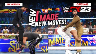 WWE 2K23: I Made “NEW” Moves! “Original vs My Version”