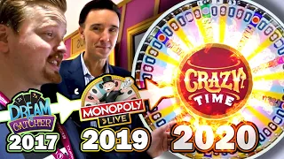 CRAZY TIME - Exclusive Look Into The New Game Show From Evolution Gaming 😱 | Vlog 48