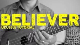 Imagine Dragons - Believer (EASY Ukulele Tutorial) - Chords - How To Play