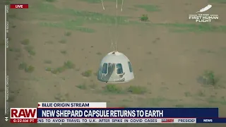 Bezos' Blue Origin capsule lands on Earth after successful launch I LiveNOW from FOX