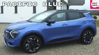 2022 Kia Sportage GT Hybrid in Pacific Blue Overview