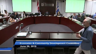 Economic and Community Development Committee - June 26, 2019 - Part 1 of 2