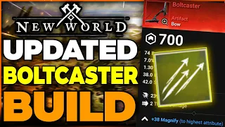New World - Boltcaster + Rapid Shot The NEW Bow META!? (Updated Boltcaster Bow Build) New World PvP
