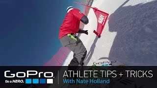 GoPro Athlete Tips and Tricks: Snowboarding with the New Frame with Nate Holland (Ep 14)