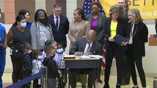 Mayor Eric Adams Holds Bill Signing Ceremony on Package of Child Care Bills