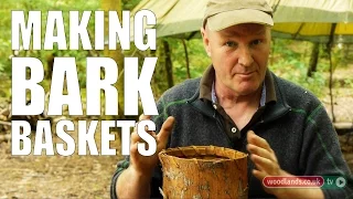 Making Bark Baskets