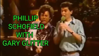 Phillip Schofield With Gary Glitter