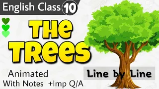 The Trees Class 10 | First Flight | Full (हिंदी में) explanation | the trees #class10