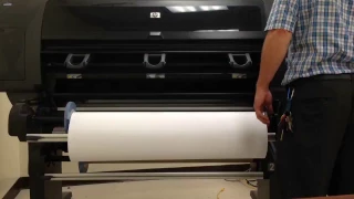 HP Designjet 4000 plotter carriage belt replacement in 30 seconds