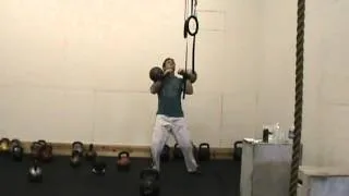 Double 48 kg kettlebell clean and press 23 June 2012