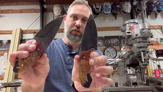 Twin Knives - Matching Handmade 52100 Knives