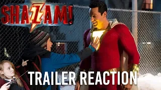 SHAZAM TRAILER REACTION (SDCC)