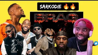 Nigeria 🇳🇬 reacts to King Sarkodie - BRAG( LYRICS VISUAL) Reaction Video!!!