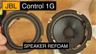 JBL Control 1G - SPEAKER REFOAM ,SPEAKER REPAIR ,Sicken Reparatur