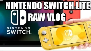 Raw Vlog Nintendo Switch Lite Is It Worth it?