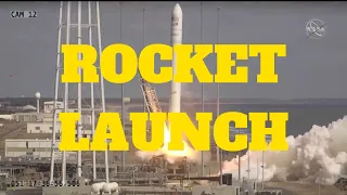 Amazing rocket launch.Northrop Grumman Cargo Launch to the Space Station from NASA Wallops.