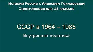 13 СССР в 1964 - 1985. Внутренняя политика