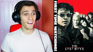 First Time Watching *THE LOST BOYS (1987)* Movie REACTION!!!