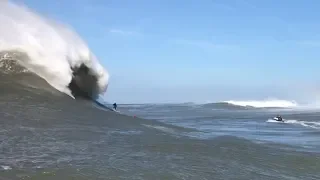 Face to Face Nazare - Filming from a JetSki