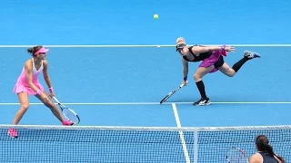 Safarova / Mattek Sands vs Zheng / Chan Highlights HD Australian Open 2015