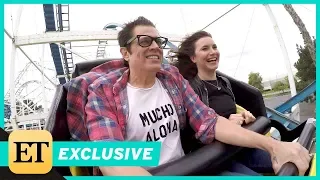 Watch Johnny Knoxville and Chris Pontius Attempt Interview on a Roller Coaster (Exclusive)