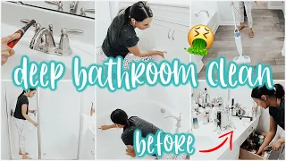 DEEP CLEAN MY BATHROOM WITH ME | ULTIMATE CLEAN | MORE WITH MORROWS