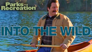 Into The Wild With RON SWANSON | Parks and Recreation | Comedy Bites