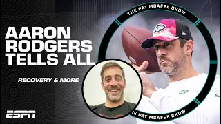🚨 COOL THE JETS! 🚨 Aaron Rodgers is in a gleeful mood talking superpowers | The Pat McAfee Show