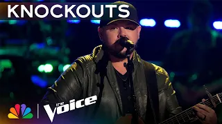 Josh Sanders' Performance of "Wild as Her" Showcases His Country Star Power | The Voice Knockouts