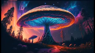 Psychedelic fantasy mushroom | Midjourney | 1 hour of Fantasy Motion by Alexander Nakarada