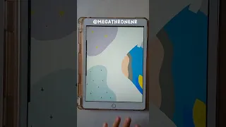 How to draw Simple Wallpaper in Procreate #18