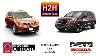 H2H #19 Honda New CR-V vs All New Nissan X-Trail